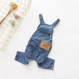 Blue Jeans Dog Overalls